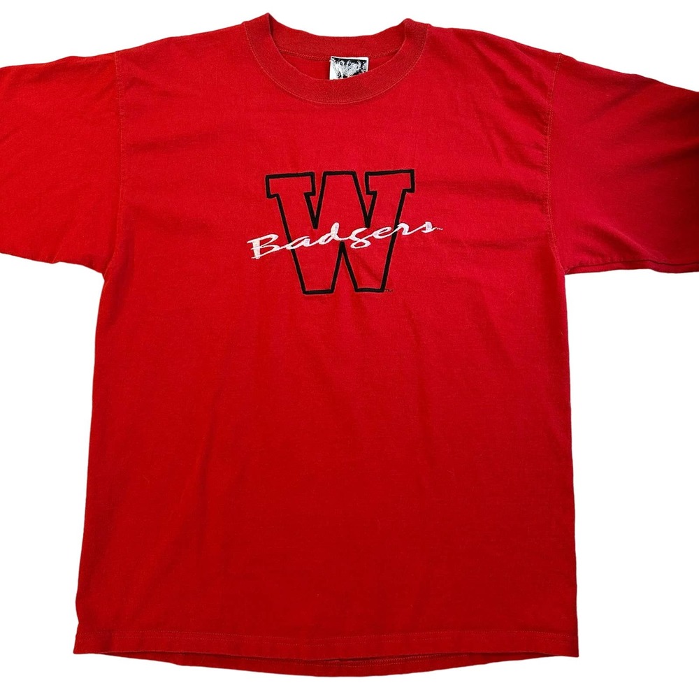Vintage 80s Wisconsin Badgers Wolf Brand T-shirt